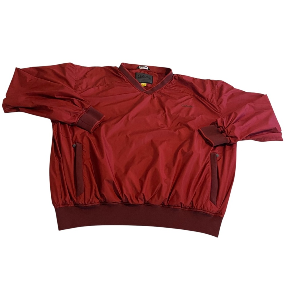 Cabela’s Sweater Men XL‎ Burgundy Pullover Outdoors Workwear Heavyweight Hunting